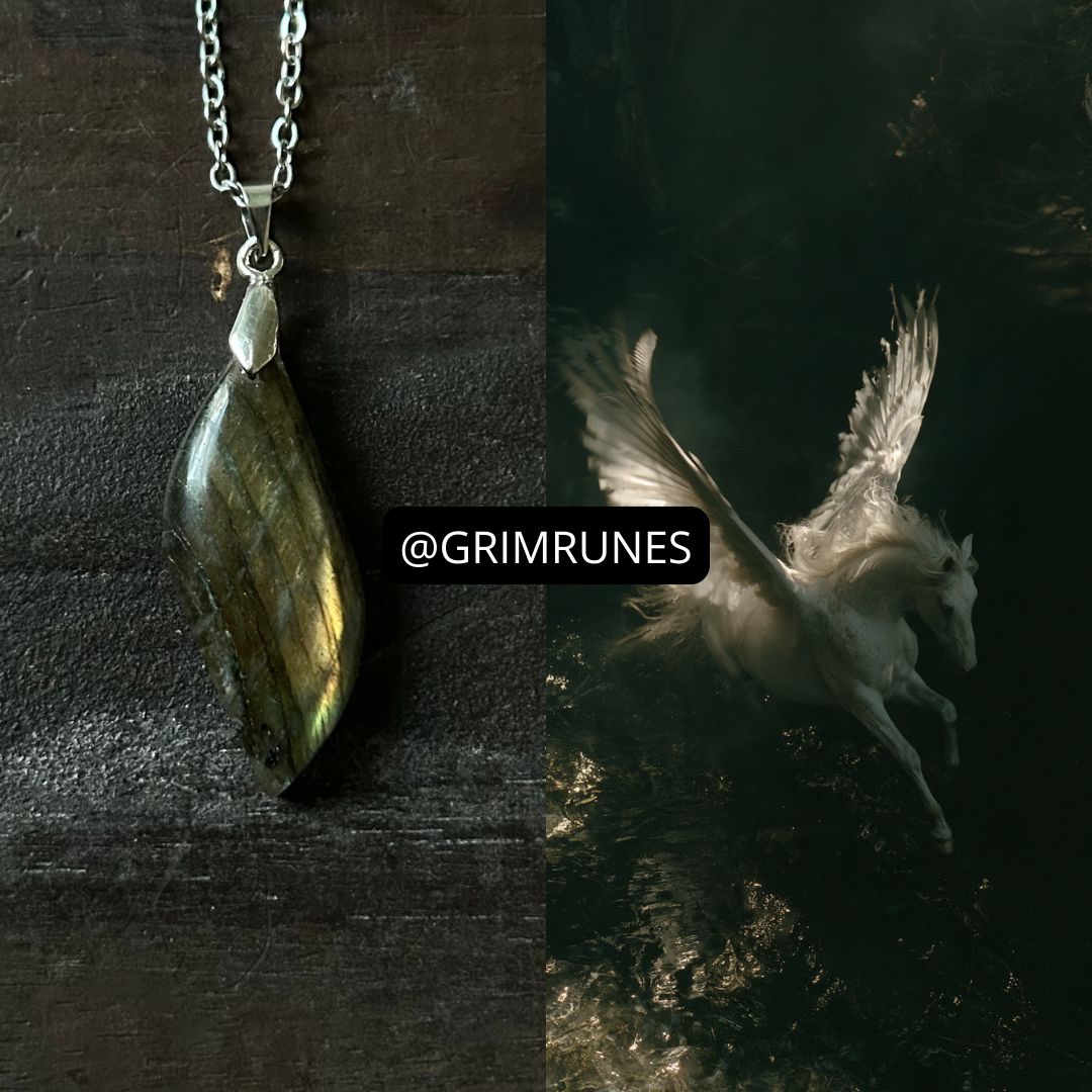 Pegasus Spirit Companion Pegasus Spirit Vessel Magic Necklace