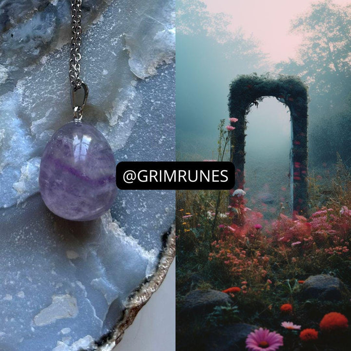 Flower Meadow Astral Realm Portal Enhanced Necklace