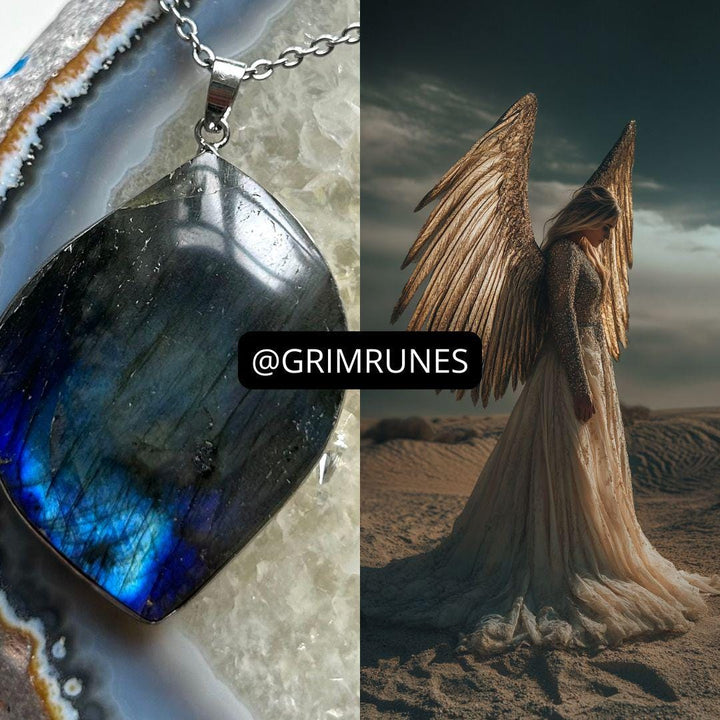 Desert Seraph Ancient Spirit Companion Spirit Vessel Magic Necklace