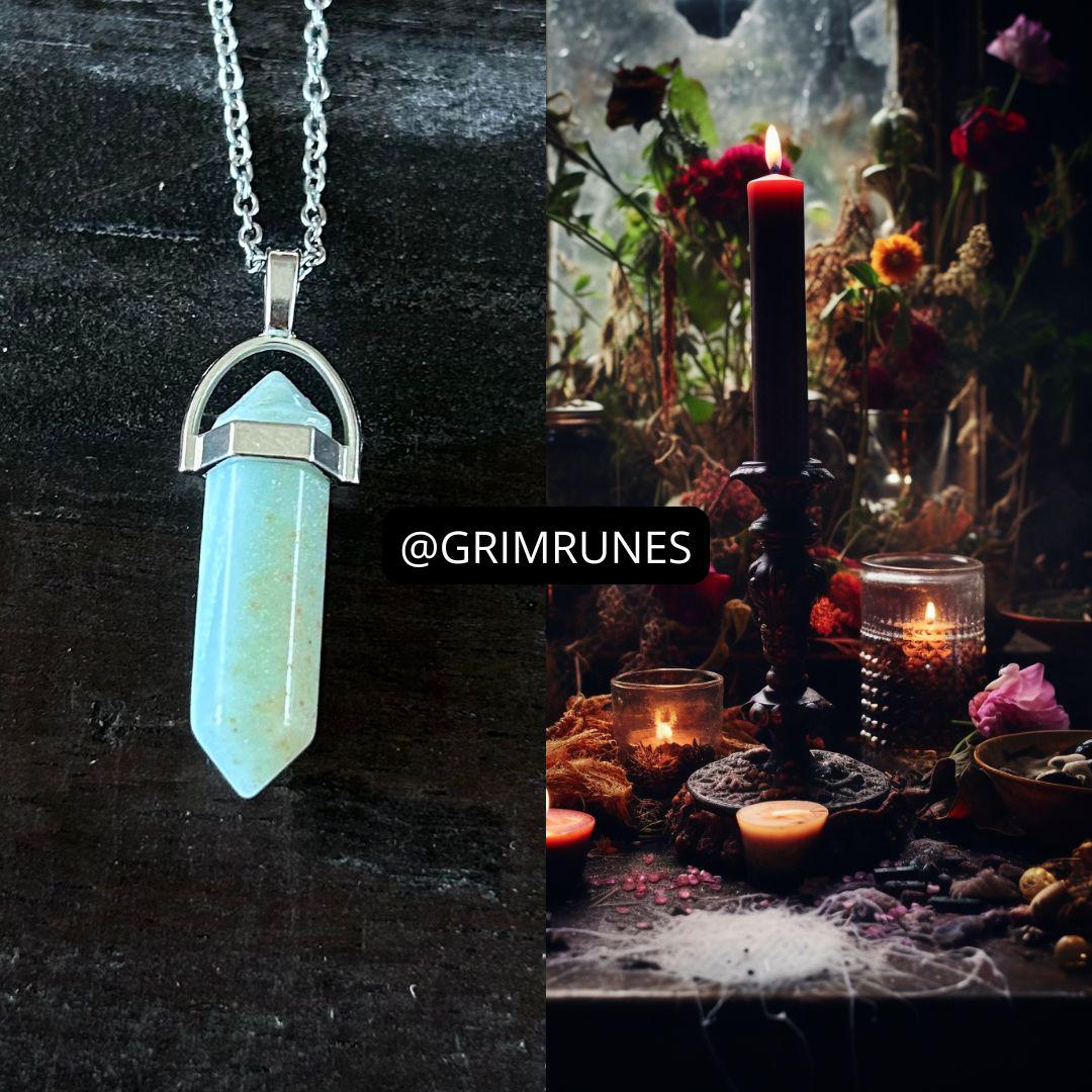 Business Upgrade Spell Better Finances, clients, customers Enhanced Necklace
