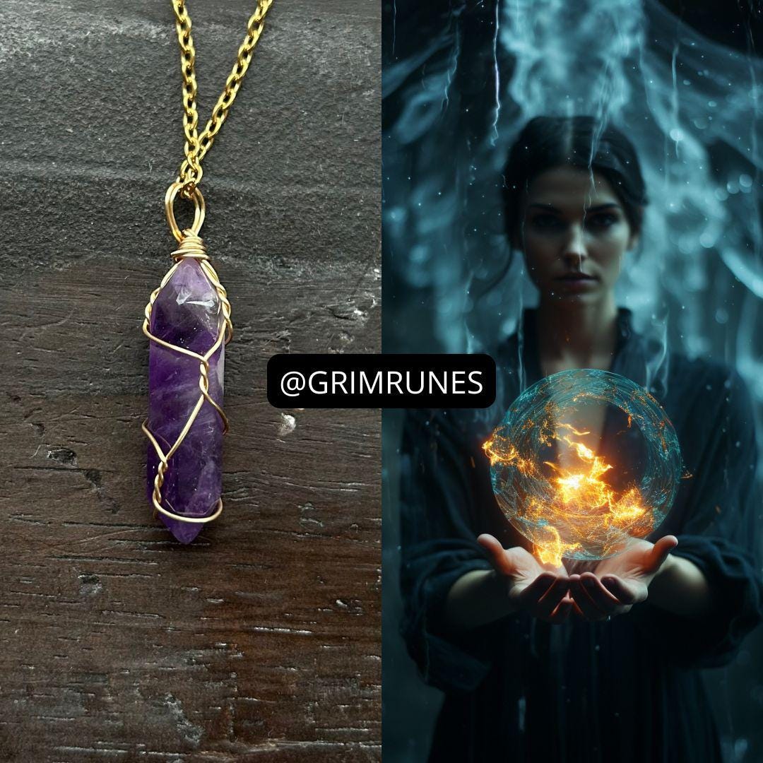 Communication Spell, "Clarity of Expression" spell enhanced Necklace