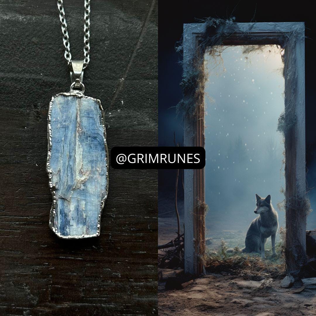 Wolves Astral Realm Portal Enhanced Necklace