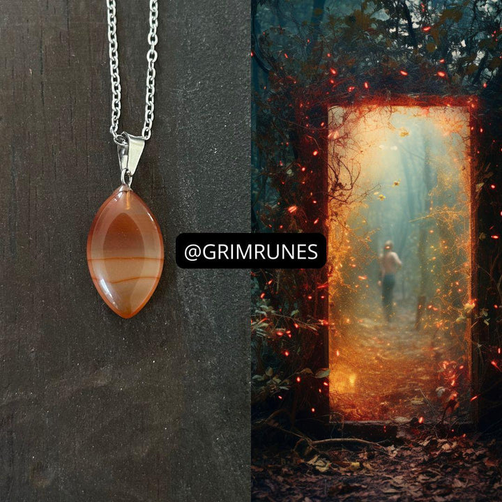Shimmering Lights Astral Realm Portal Enhanced Necklace