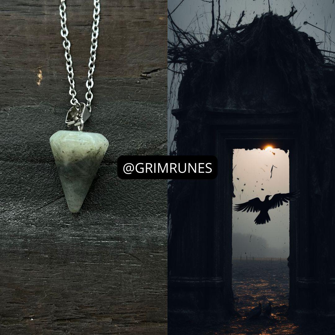 Ravens Astral Realm Portal Enhanced Necklace
