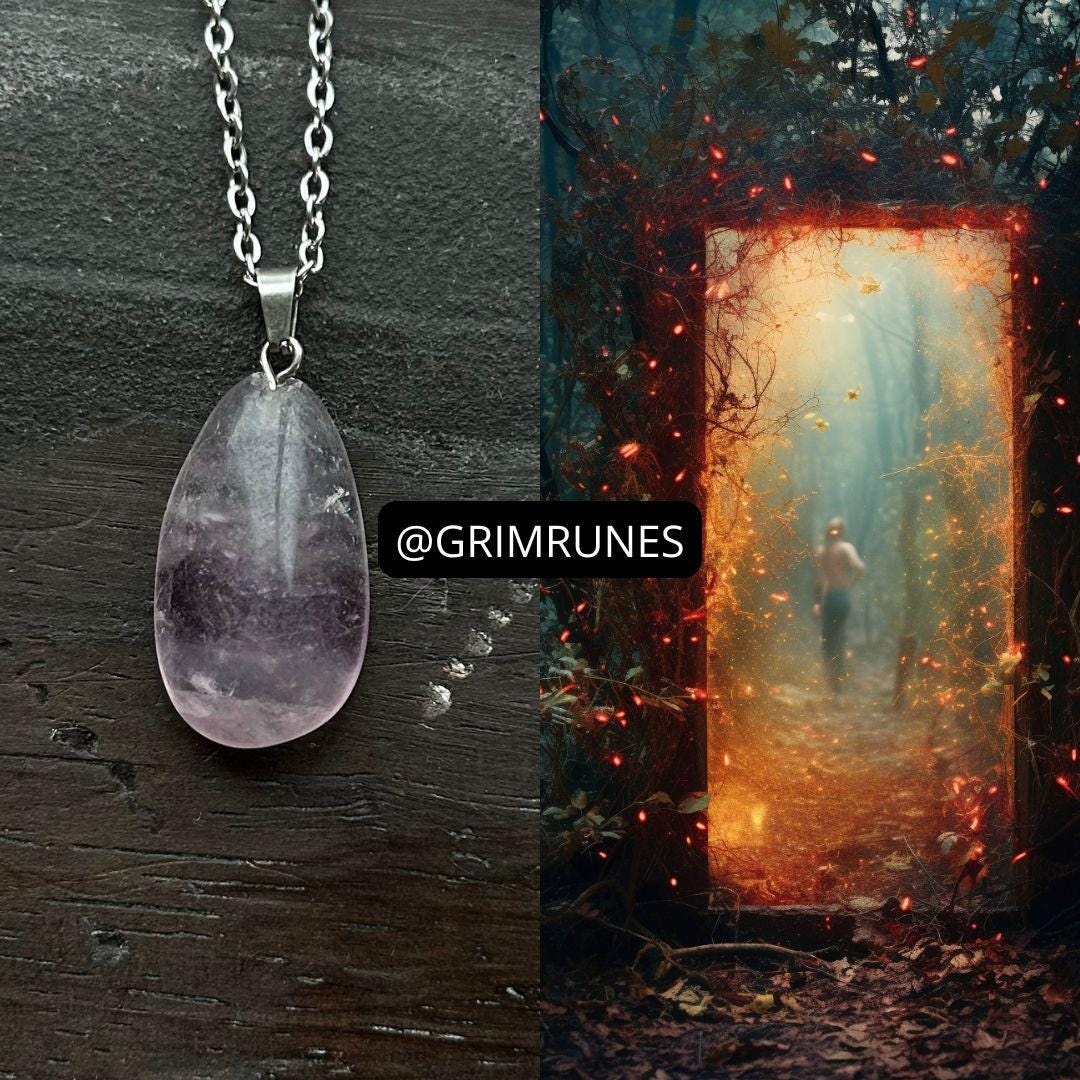Shimmering Lights Astral Realm Portal Enhanced Necklace
