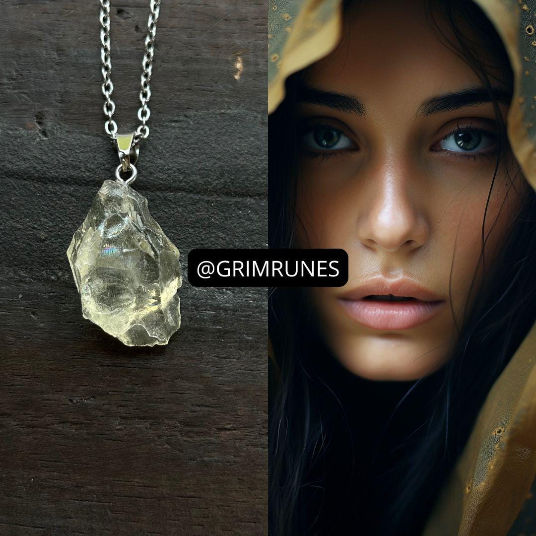 Empath's Shield Necklace Spiritual Protection Enhanced Conjured Spell