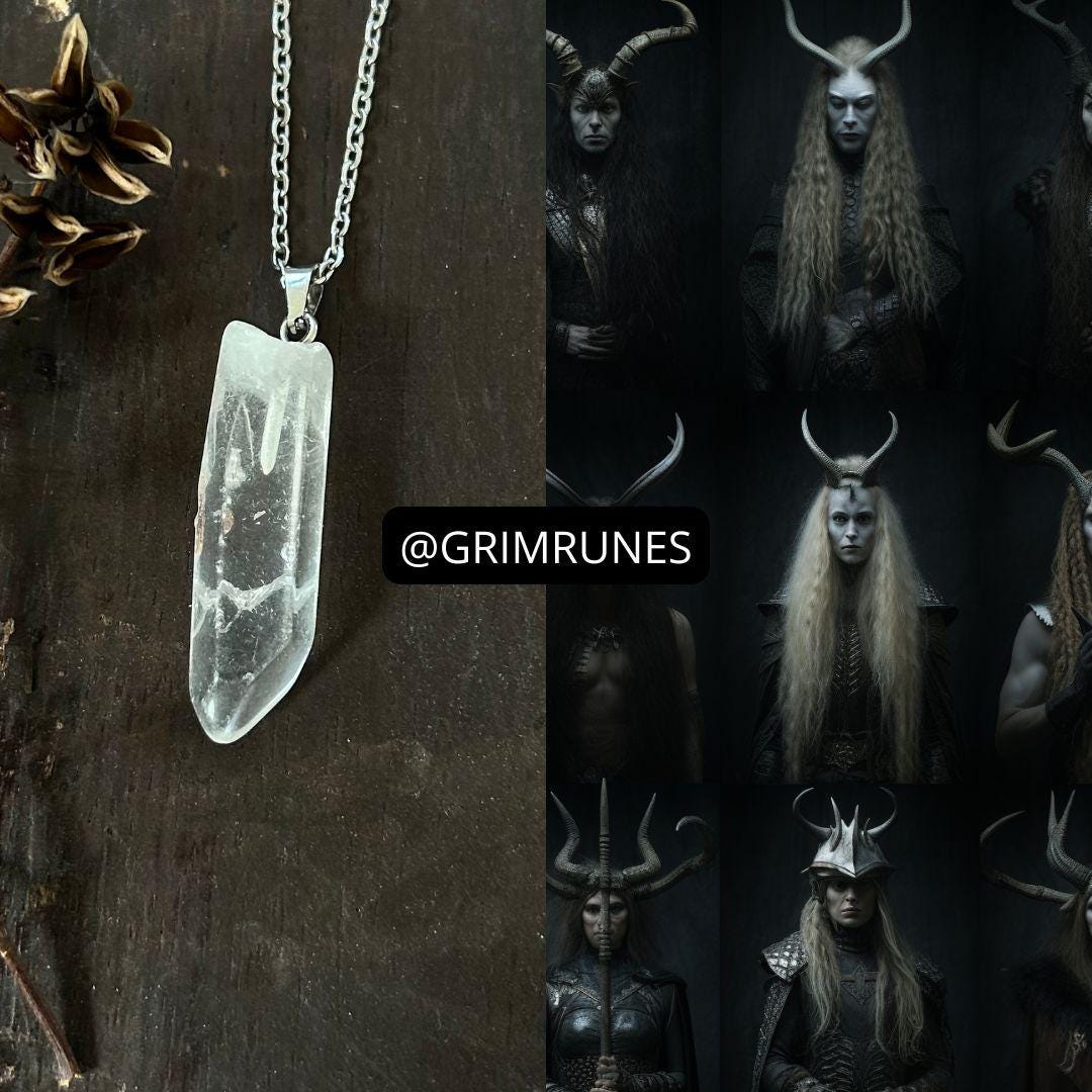 Völuspá's Gateway Spell Enchanced Necklace