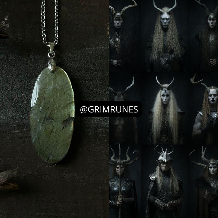 Völuspá's Gateway Spell Enchanced Necklace
