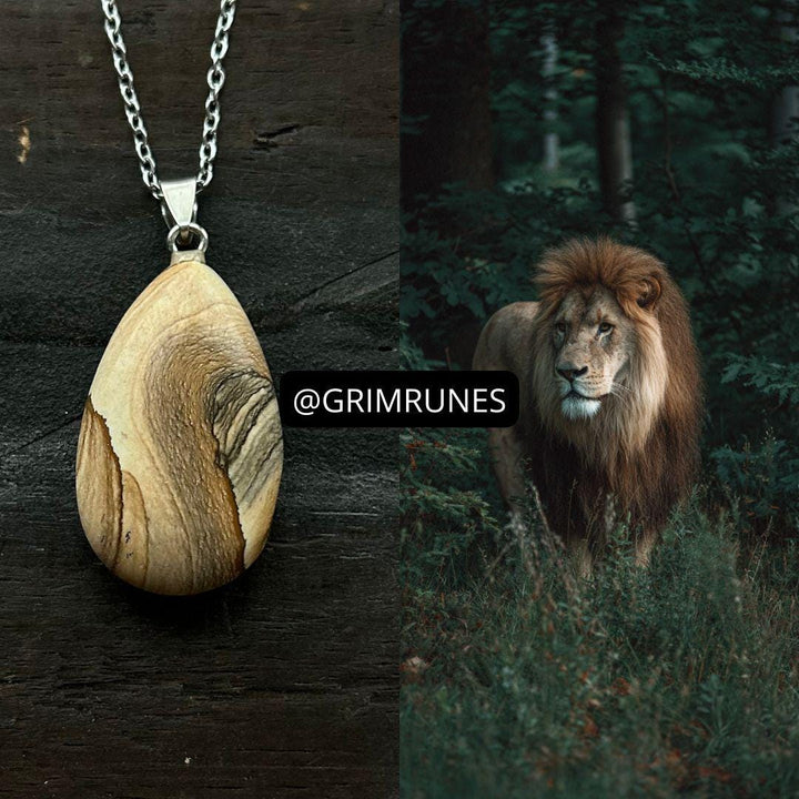 Lion Spirit Companion Lion Spirit Vessel Magic Necklace