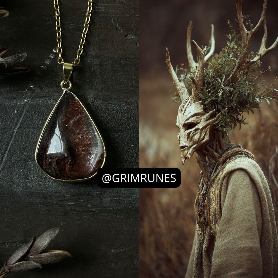 FAEWOVEN KIN Ancient Spirit Companion Exlusive Object Necklace