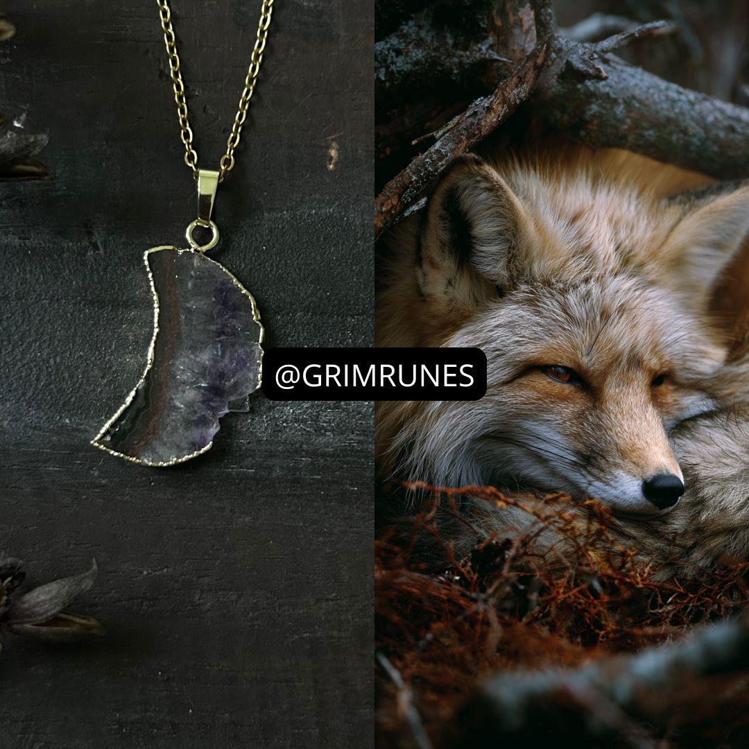 Kitsune Spirit Companion Kitsune Spirit Vessel Magic Necklace