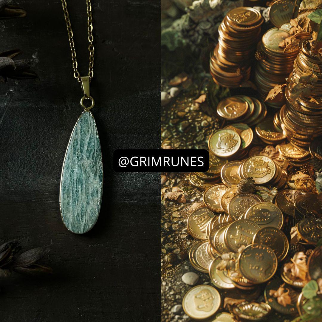 Money Abundance Ancient Spell Necklace