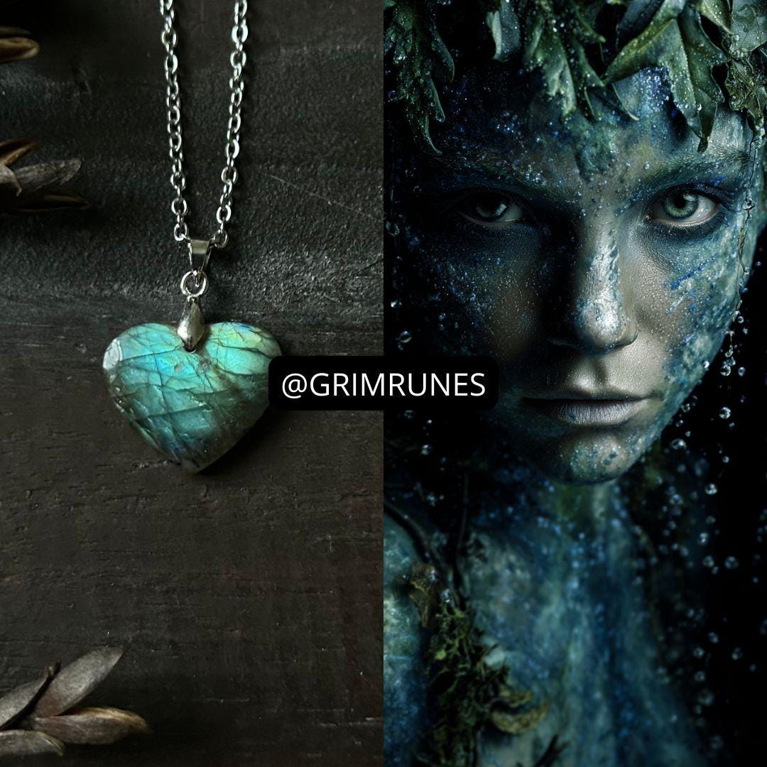 Water Sprite Spirit Companion Spirit Vessel Magic Necklace