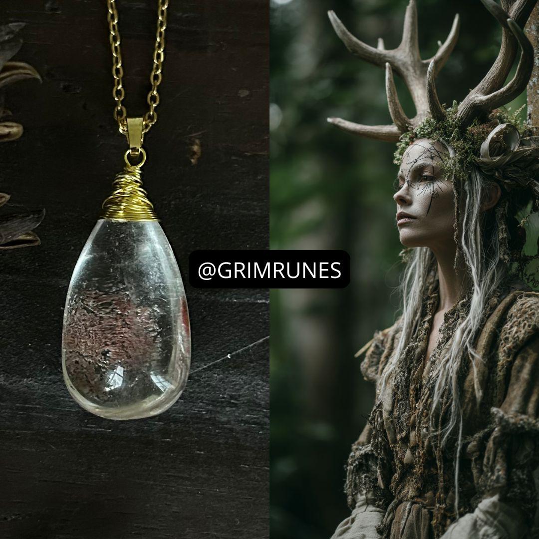 Forest Sprite Spirit Companion Spirit Vessel Magic Necklace