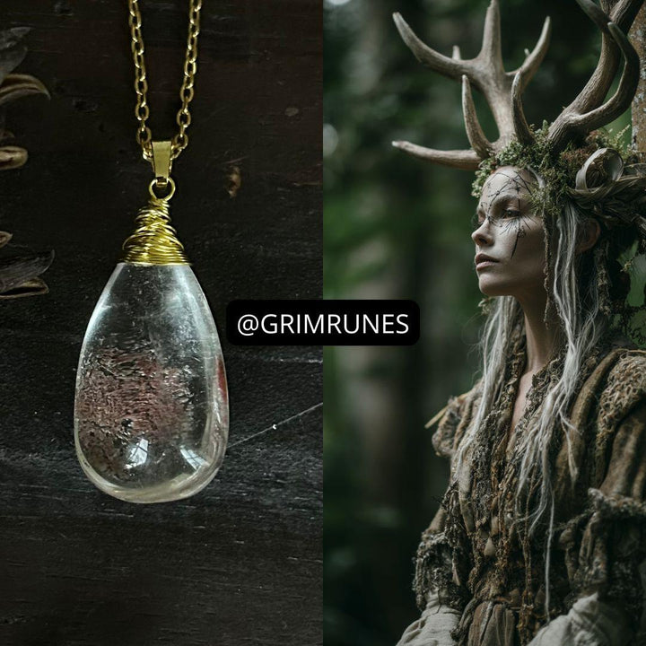 Forest Sprite Spirit Companion Spirit Vessel Magic Necklace