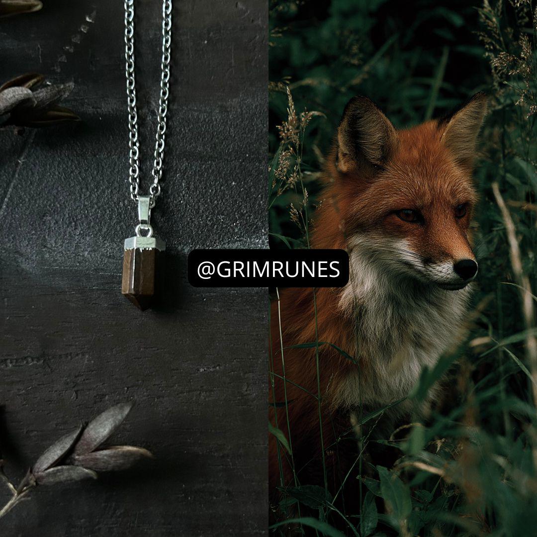 Kitsune Spirit Companion Kitsune Spirit Vessel Magic Necklace