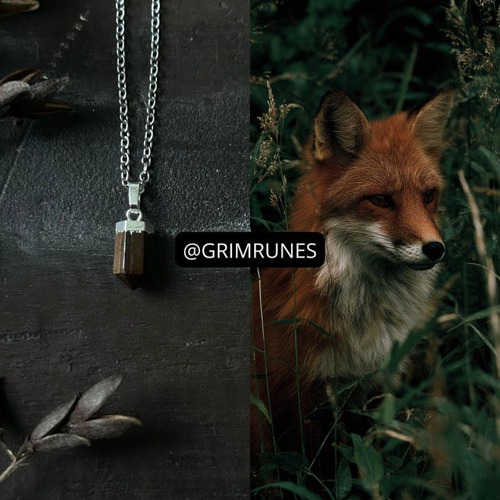 Kitsune Spirit Companion Kitsune Spirit Vessel Magic Necklace