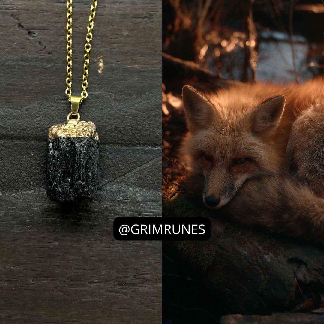 Kitsune Spirit Companion Kitsune Spirit Vessel Magic Necklace