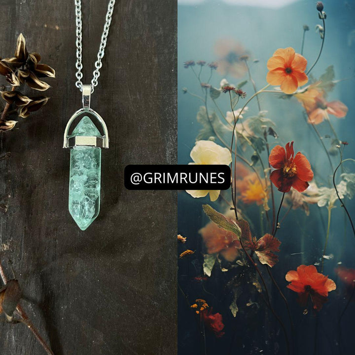 Botanical Blessing Green Thumb Necklace Spiritual Enhanced Conjured Spell