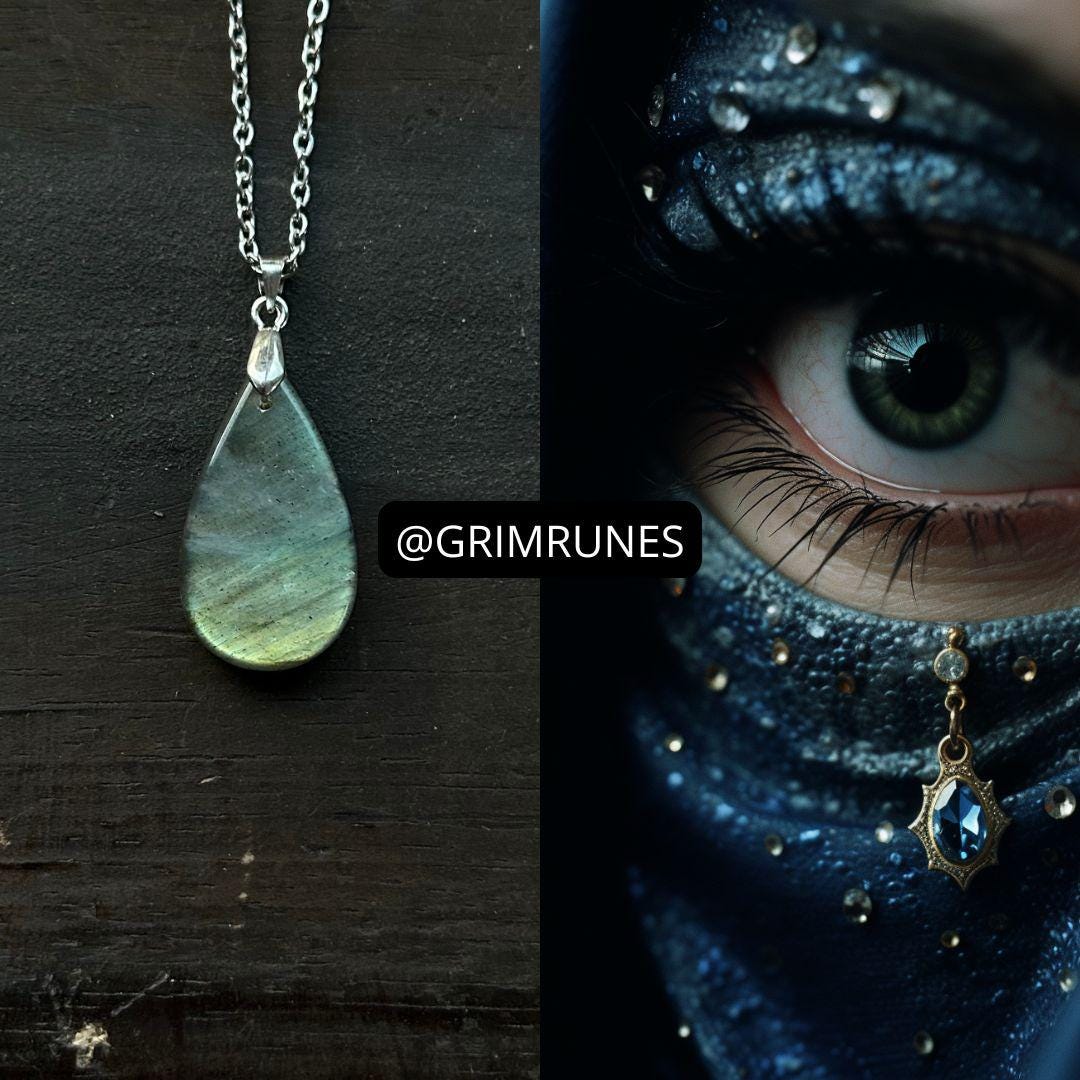 EVIL EYE Protection Necklace Enhanced Conjured Spell