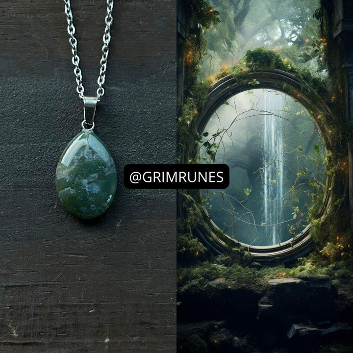 Deep Forest Astral Realm Portal Enhanced Necklace