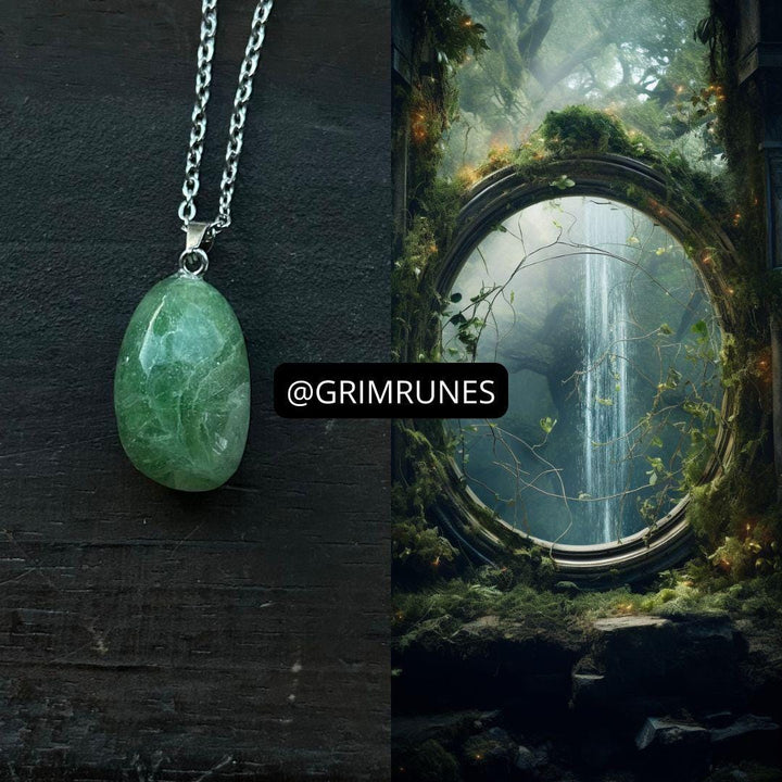 Deep Forest Astral Realm Portal Enhanced Necklace