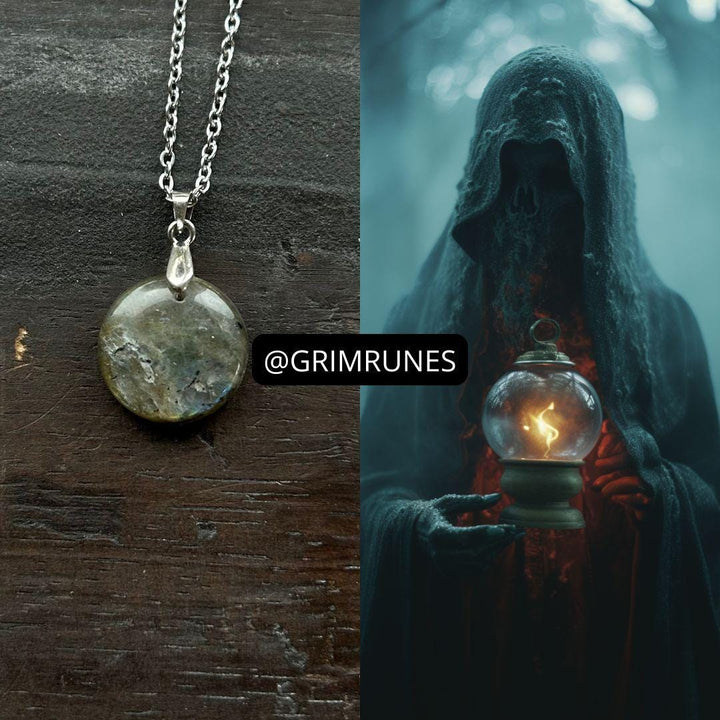 Protection Charm Black Shield Aura Energy Protection Shielding Magic Object