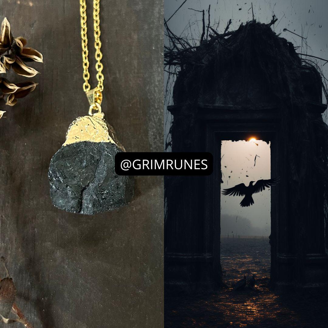 Ravens Astral Realm Portal Enhanced Necklace