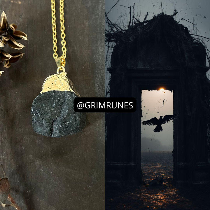 Ravens Astral Realm Portal Enhanced Necklace