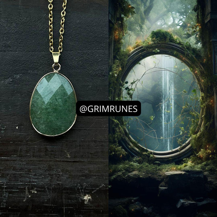 Deep Forest Astral Realm Portal Enhanced Necklace