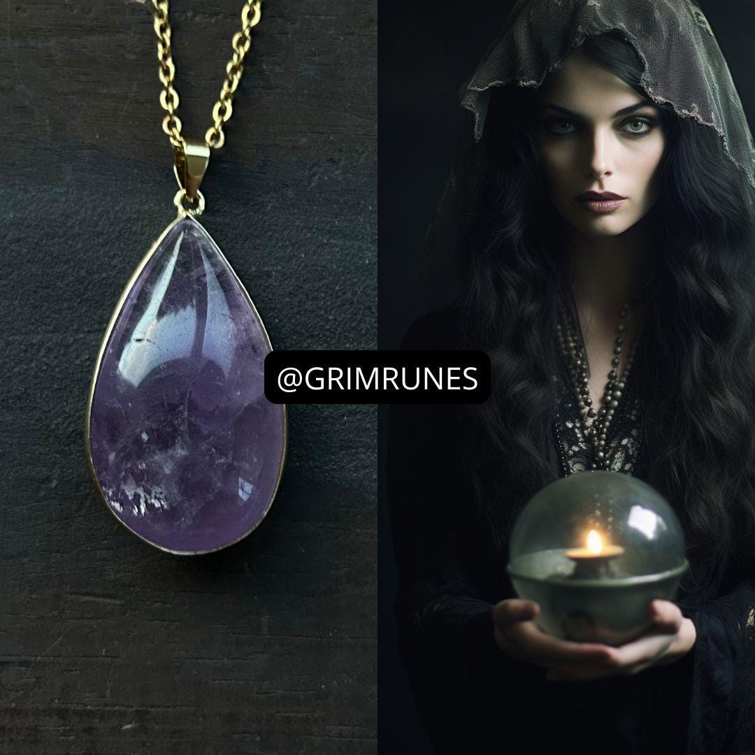 Clairaudience and Mediumship Psychic Gifts Necklace Divination