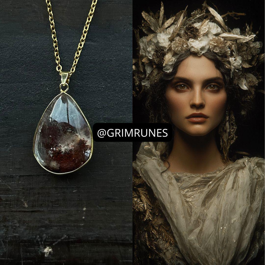 Greek Muse Spirit Companion Spirit Vessel Magic Necklace