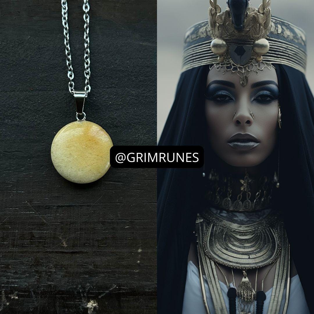 ISIS Egyptian Goddess Portal Direct Magic Portal Enhanced Necklace