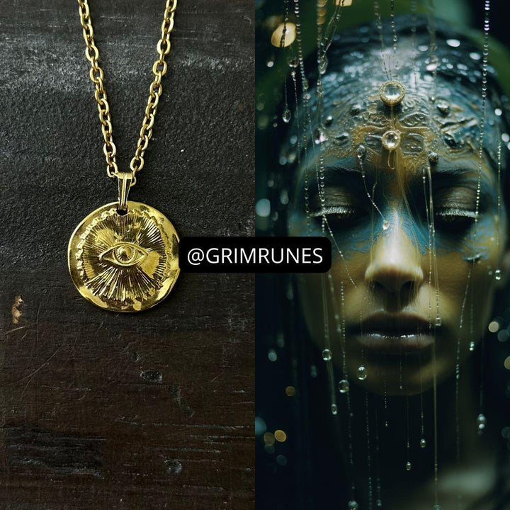 Third Eye Spell Activate Divination Skills Psychic abilities Necklace