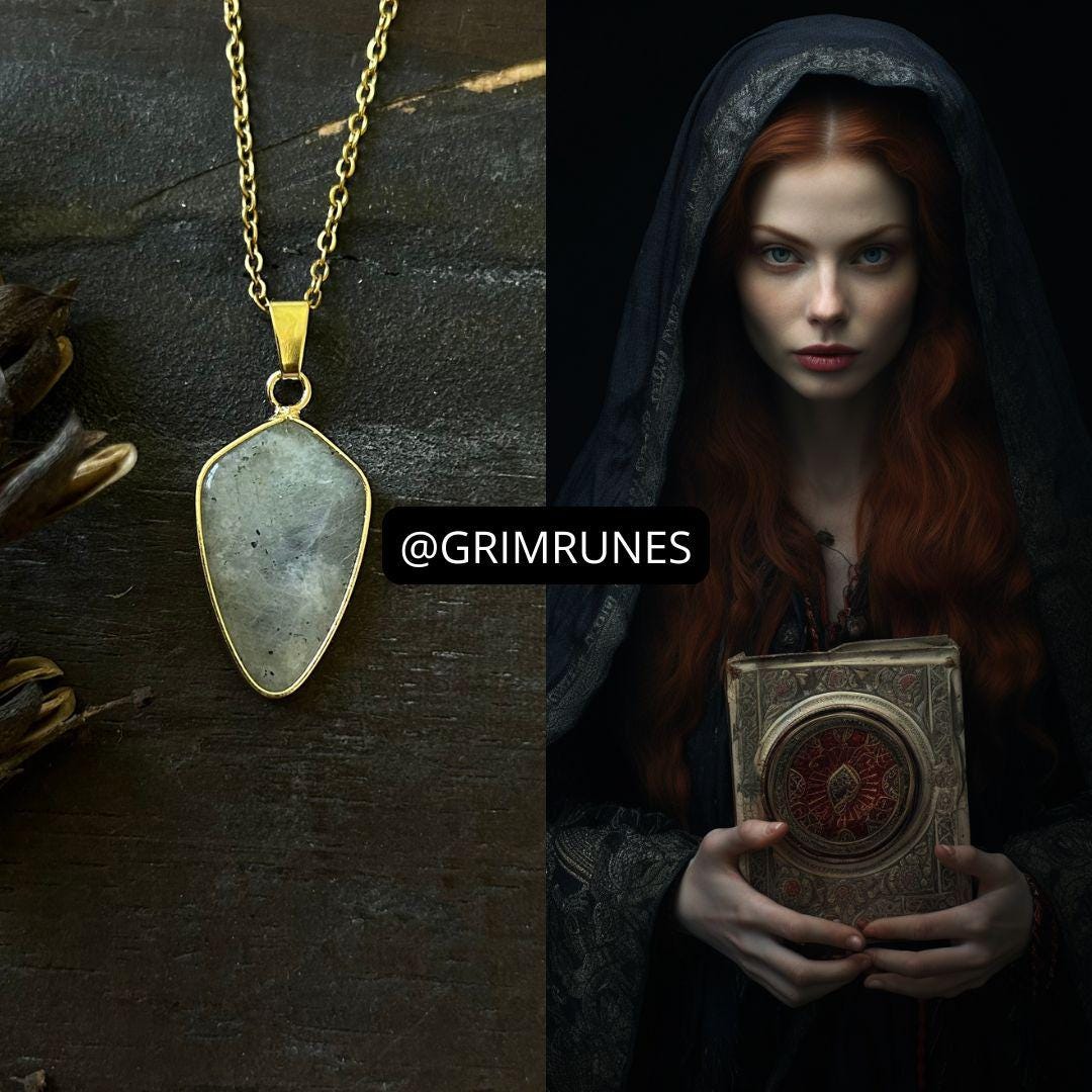 Reading and Influencing Thoughts Psychic Gifts Necklace Divination