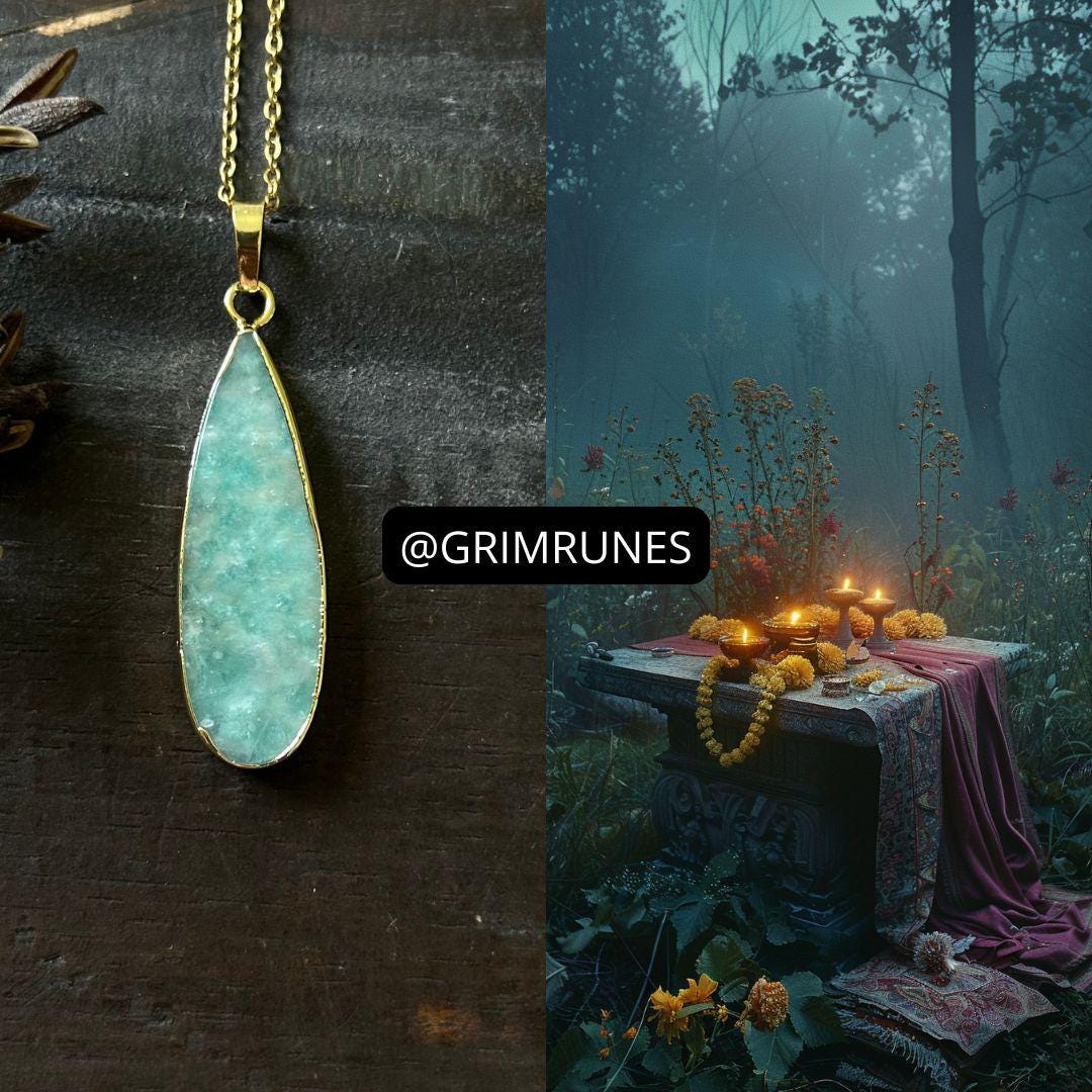 Road Opener Spell Necklace Divination