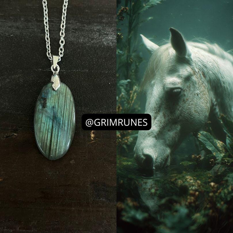 Kelpie Spirit Companion Kelpie Spirit Vessel Magic Necklace