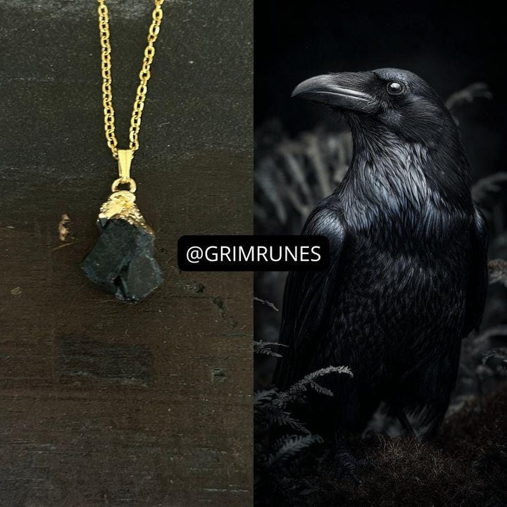 Raven Spirit Companion Spirit Vessel Magic Necklace