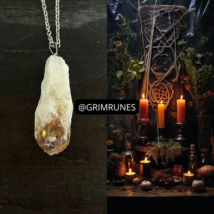 Golden Path Succes Necklace Spiritual Protection Enhanced Conjured Spell
