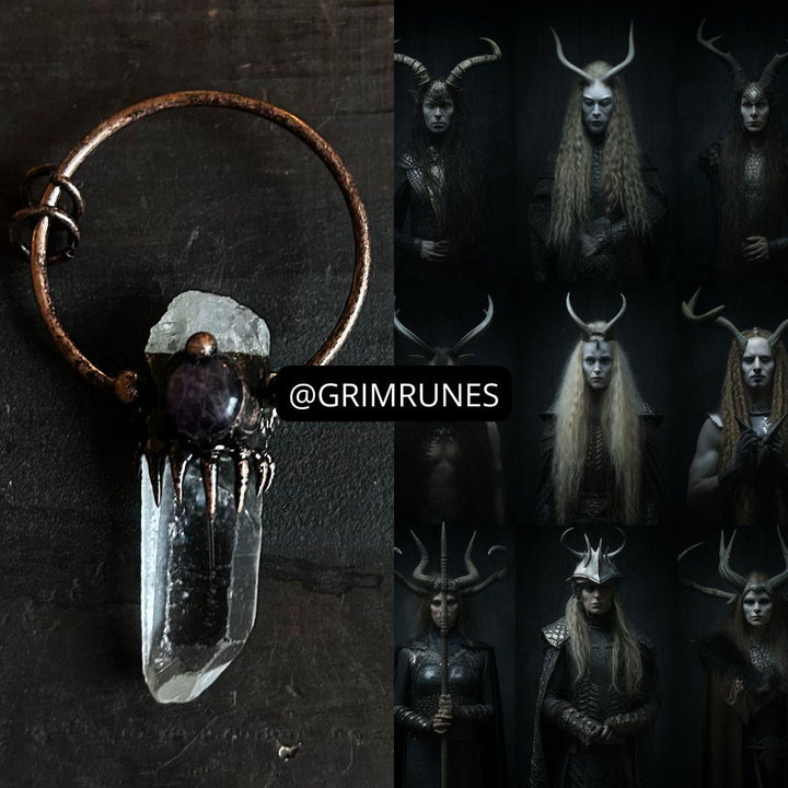 Völuspá's Gateway Spell Enchanced Necklace