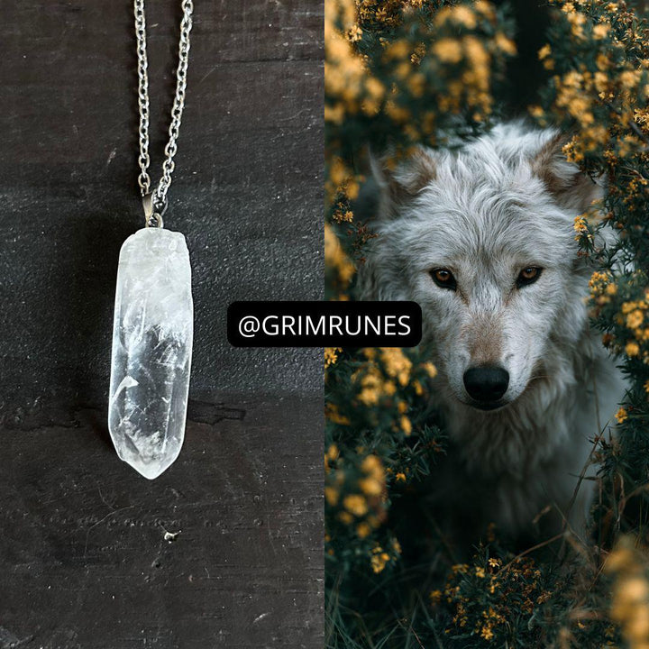 Wolf Spirit Companion Wolf Spirit Vessel Magic Necklace