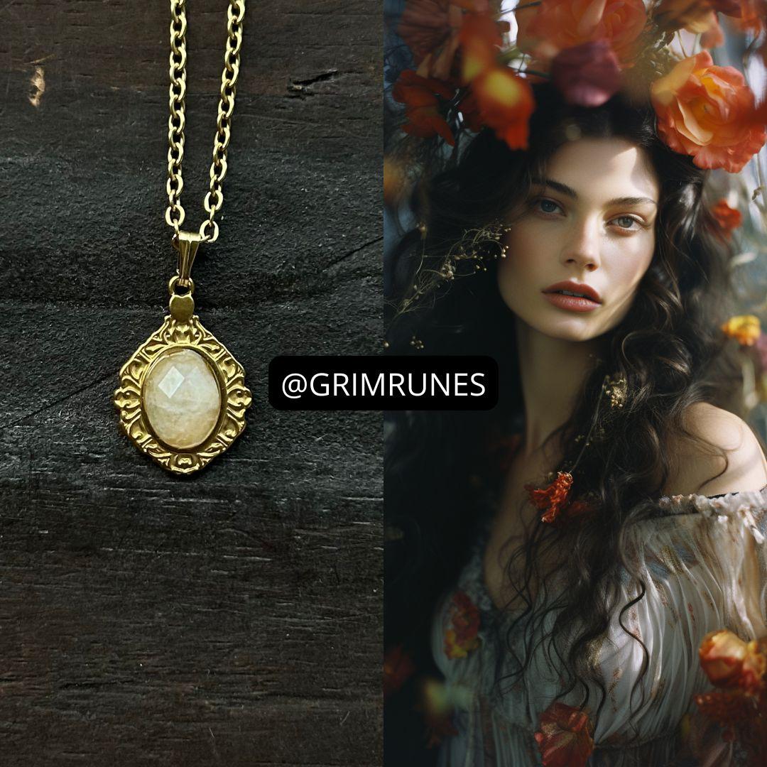 Wealth and Beauty Necklace Spell Enchanced Necklace Glamour Money abundance