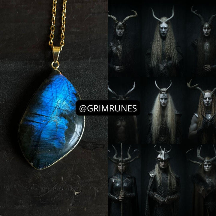 Völuspá's Gateway Spell Enchanced Necklace