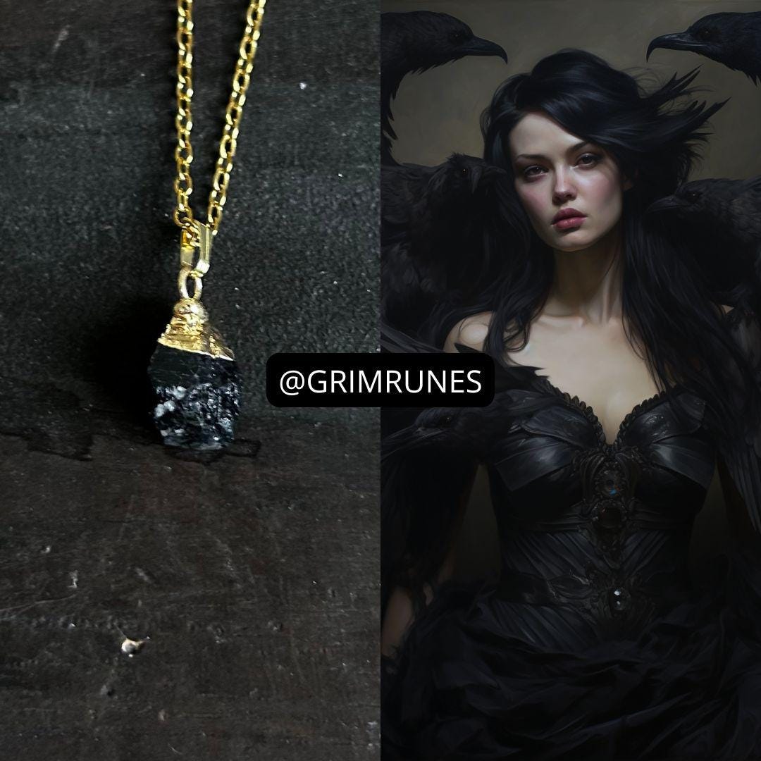 The Morrigan Portal Direct Magic Portal to The Morrigan Enhanced Necklace