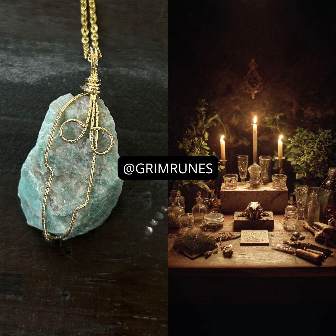 Telekinesis / Psychokinesis Spell Enhanced Necklace