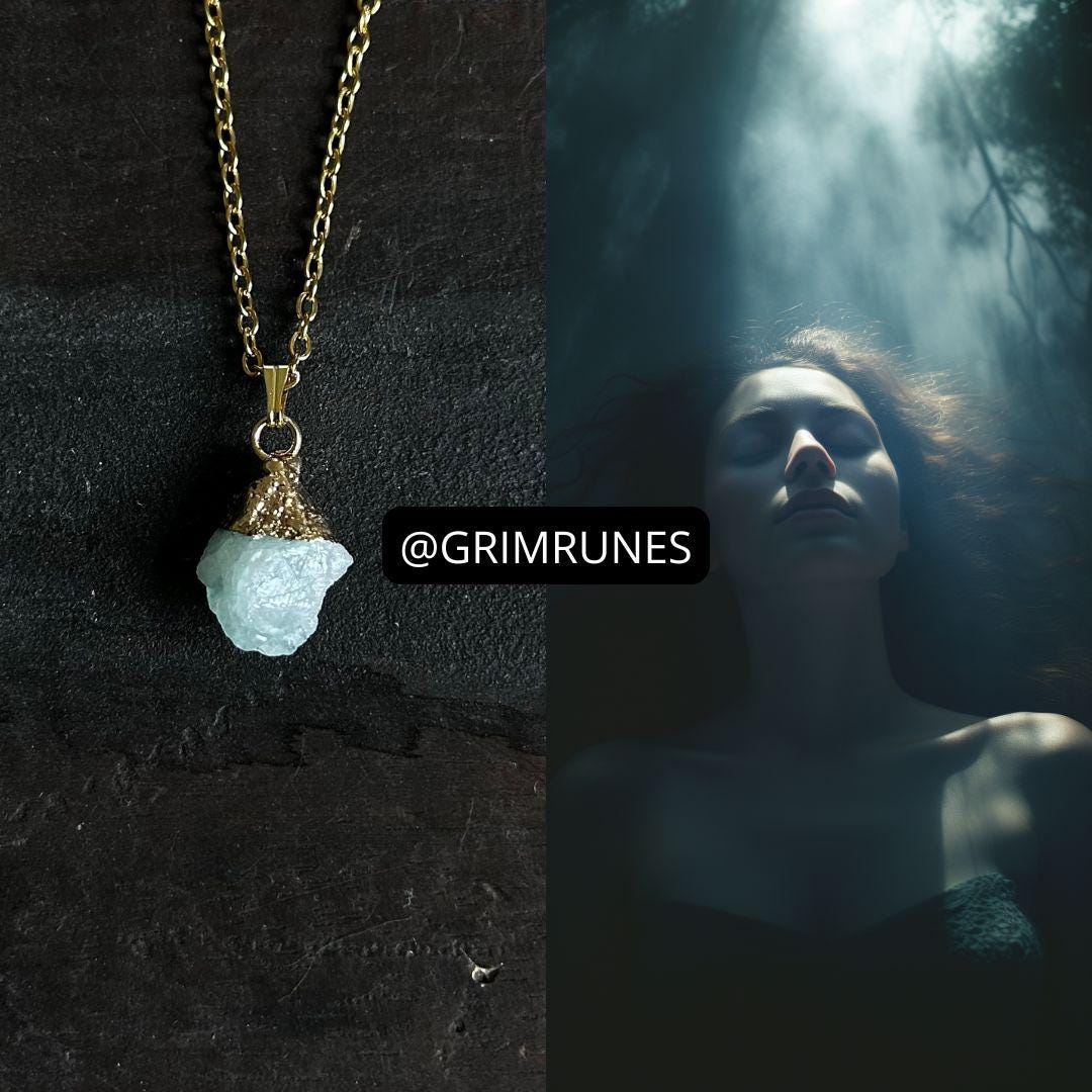 Astral Projecting Travelling Spell Astral Travel Enhanced Necklace
