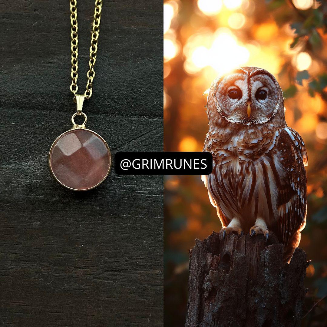 Owl Spirit Companion Vessel Magic Necklace