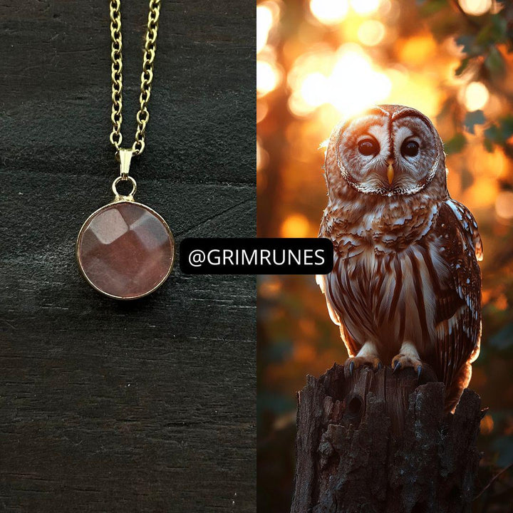 Owl Spirit Companion Vessel Magic Necklace