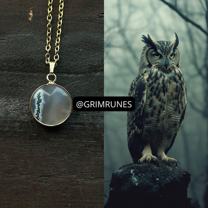 Owl Spirit Companion Vessel Magic Necklace